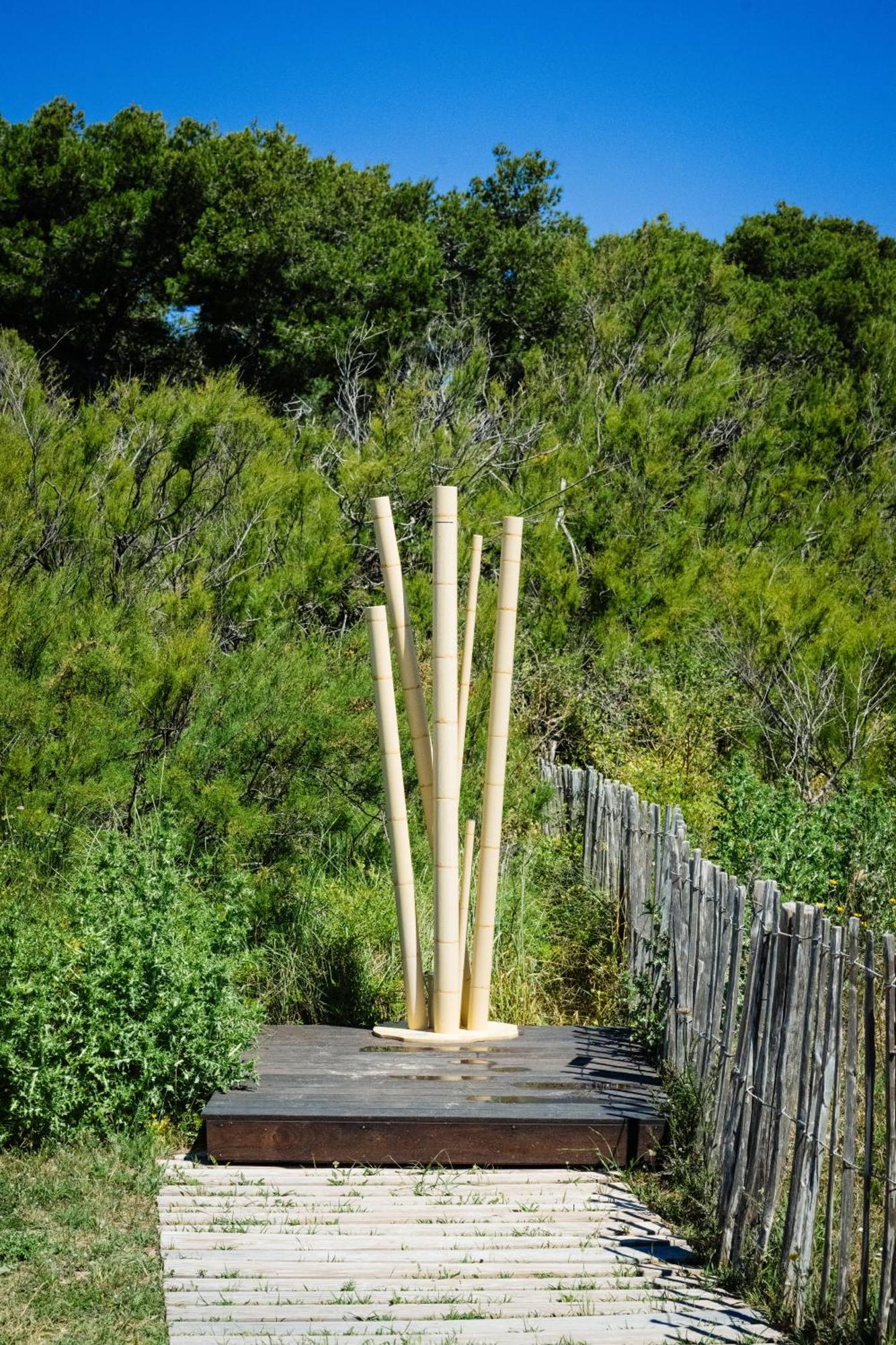 Le Hameau Des Pesquiers Ecolodge & Spa, Curio Collection By Hilton Hyeres Exterior photo Bamboo stakes